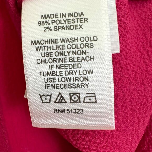 CeCe V-Neck Blouse Smocked Cuffs - Size Small - Picture 6 of 6